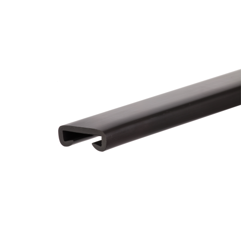 Balustradă din PVC, balustradă pentru scări, balustradă pentru scări, PREMIUM, 35x8mm, negru, 1m