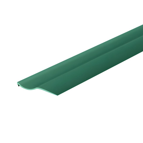 Listă de gard din PVC pentru montaj vertical - verde
