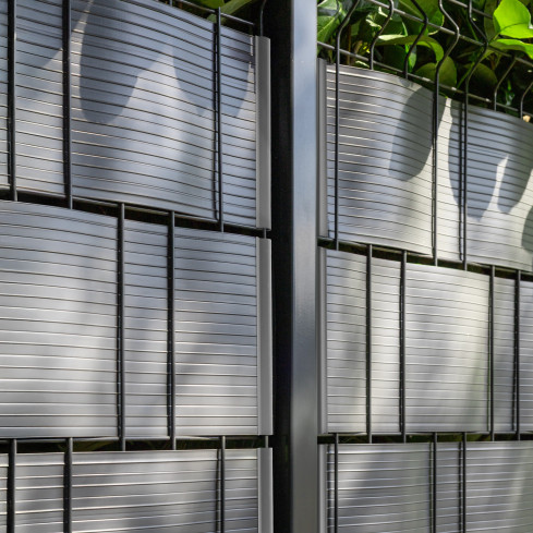 Clip pentru fixarea benzii de panou - bandă de gard, verde