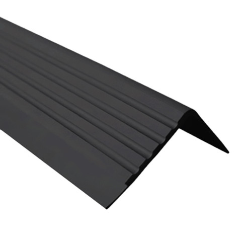 Profil antiderapant pentru scări 40x40mm, 150cm, negru