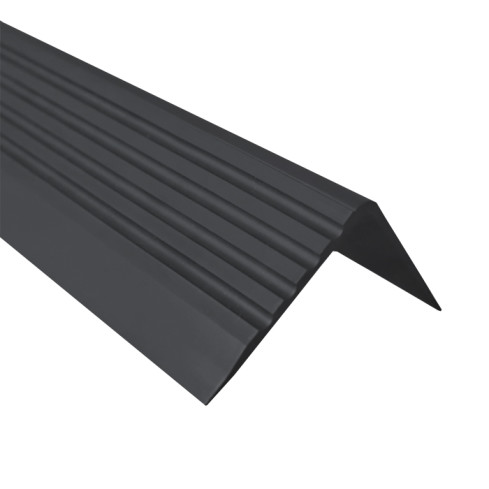 Profil antiderapant pentru scări 50x42mm, 150cm, negru