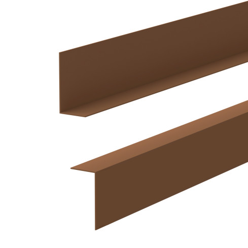 Plintă PVC minimalistă – rigidă, maro