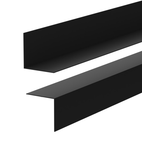 Plintă PVC minimalistă – rigidă, neagră