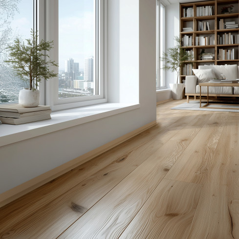 Plintă PVC minimalistă autocolantă – rigidă, bej