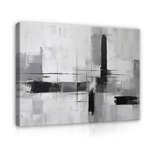ABSTRACT BACKGROUND FOR LIVING ROOM ON WALL PLATE LARGE GREY MODERN 120x80