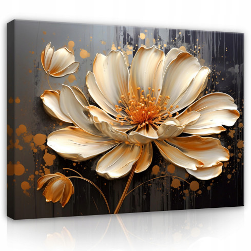 ABSTRACT 3D LILIA FLOWER ABSTRACT imagine pe panza de perete pentru dormitor Living Room 100x70