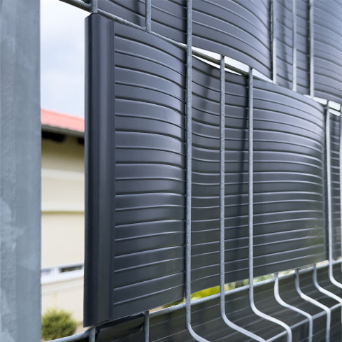 Clip pentru fixarea benzii de panou - bandă de gard, bej