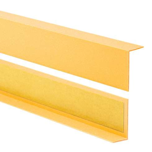 PVC unghi profil inegal, autoadeziv protecție margine, protecție colț, aur