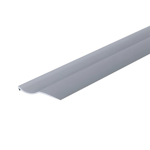 Listă de gard din PVC pentru montaj vertical - Gri