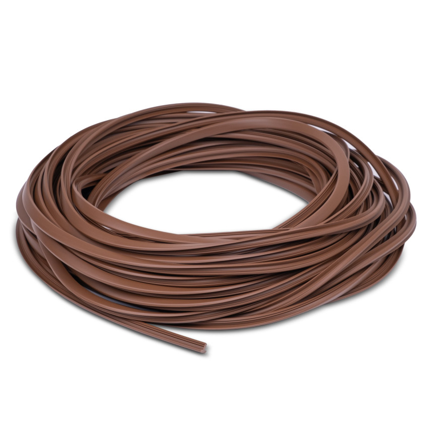 Profil antiderapant pentru scări de bronz, 10mm, cu caneluri, 25m