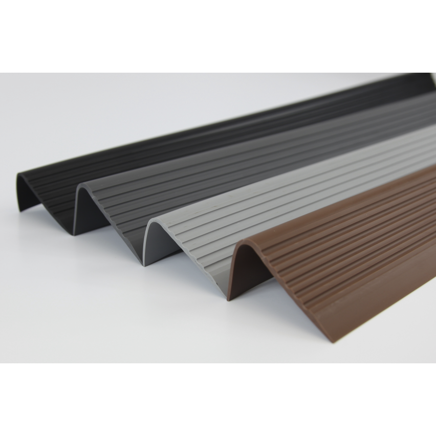 Profil antiderapant pentru scări 70x40mm, 150cm, gri