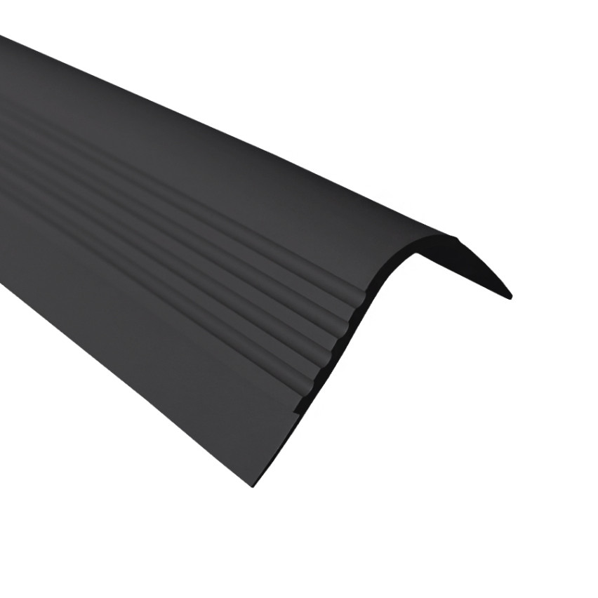 Profil antiderapant pentru scări 40x42mm, 150cm, negru