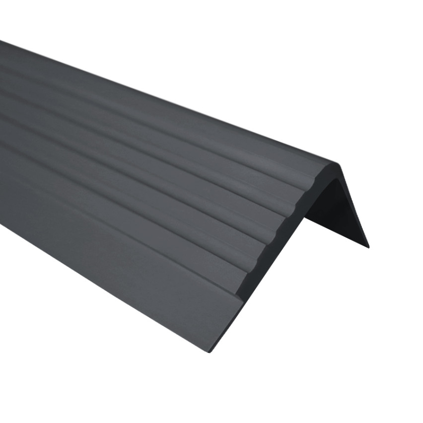 Profil antiderapant pentru scări 42x40mm, 150cm, gri închis