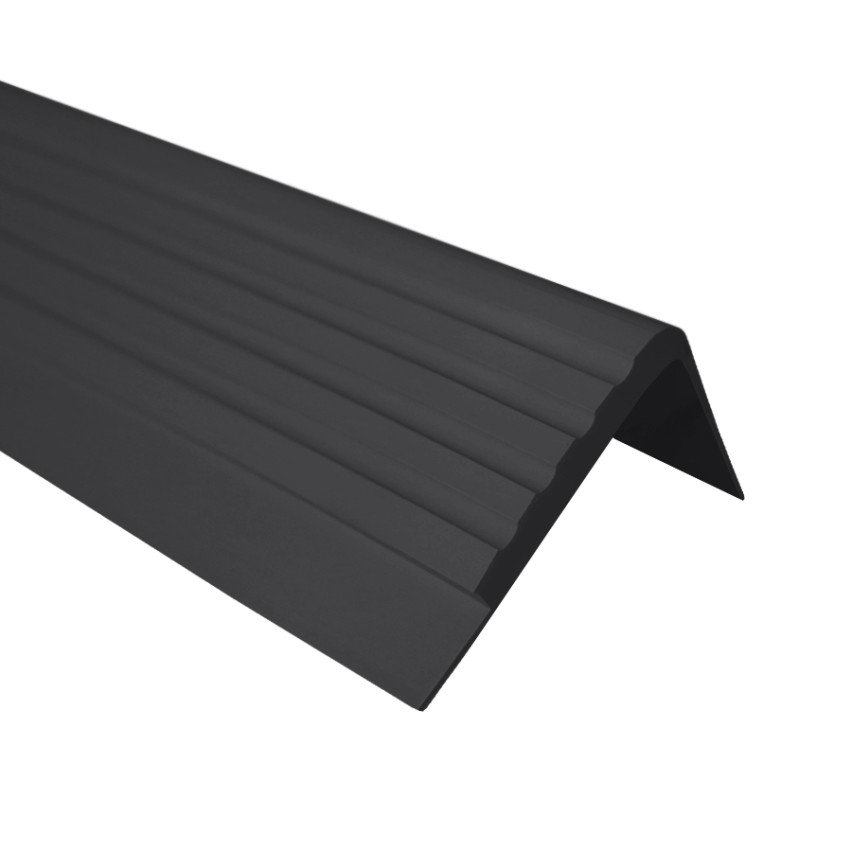 Profil antiderapant pentru scări 42x40mm, 150cm, negru