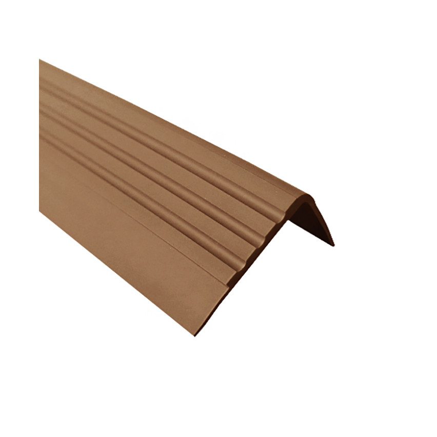 Profil antiderapant pentru scări, 30x27mm, 150cm, maro