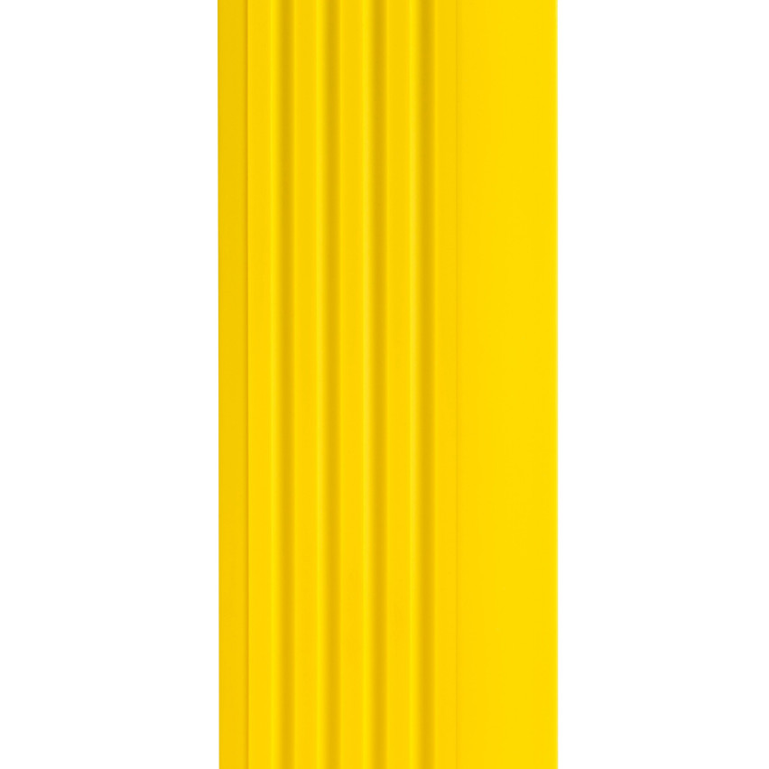 Profil antiderapant pentru scări cu adeziv, 50x42mm, galben, 
