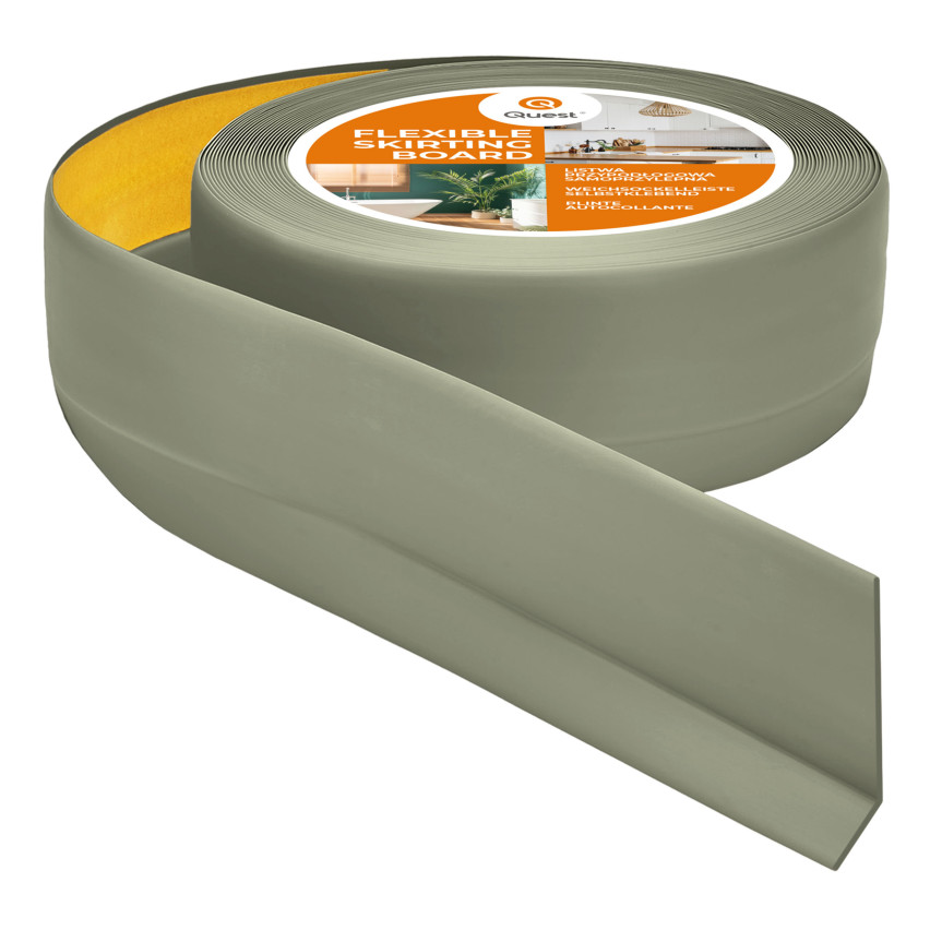 Plintă autoadezivă din PVC 50x20mm verde măsliniu