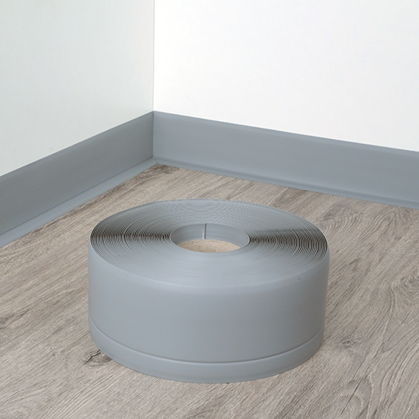 Plinta moale, Plinta flexibilă, Plinta de colț, PVC 70x20mm, gri