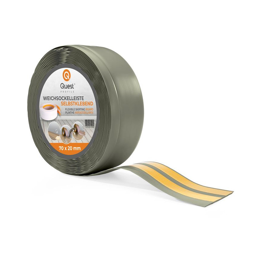Plintă PVC autoadezivă, 70x20mm, măsline