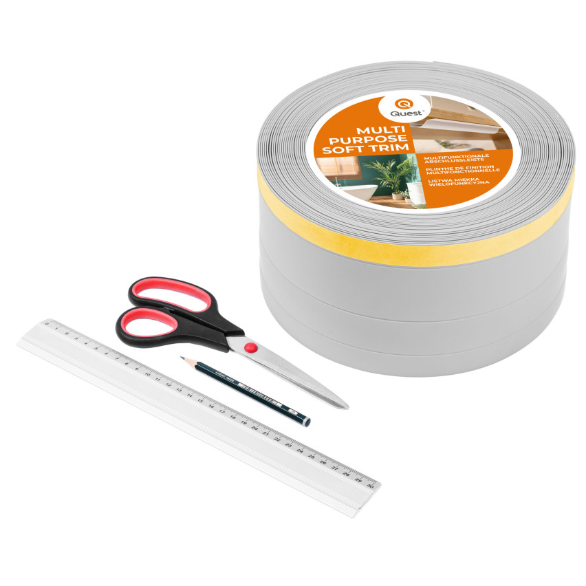 Baghetă Multifuncțională din PVC 4în1 – Panou de Finisare Autocolant, 120 mm, Cărămiziu