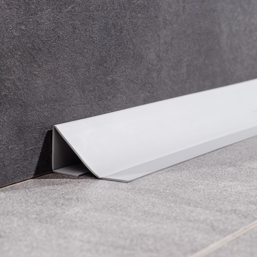 Baghetă Multifuncțională din PVC 4în1 – Panou de Finisare Autocolant, 120 mm, Cărămiziu