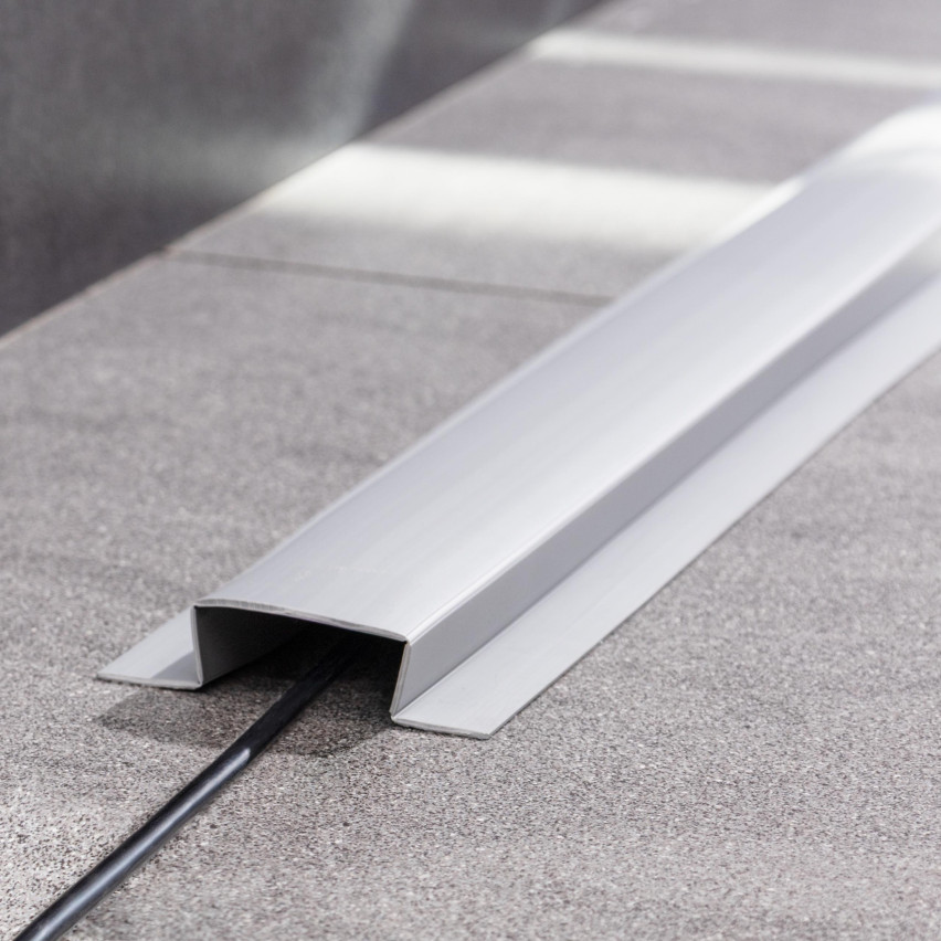 Baghetă Multifuncțională din PVC 2în1 – Panou de Finisaj Autocolant, 110Mm, Alb