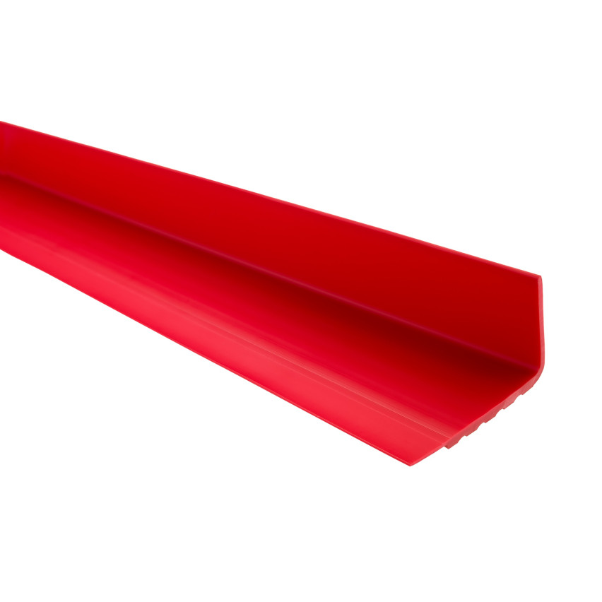 Profil antiderapant pentru scări 40x40mm, 150cm, roșu