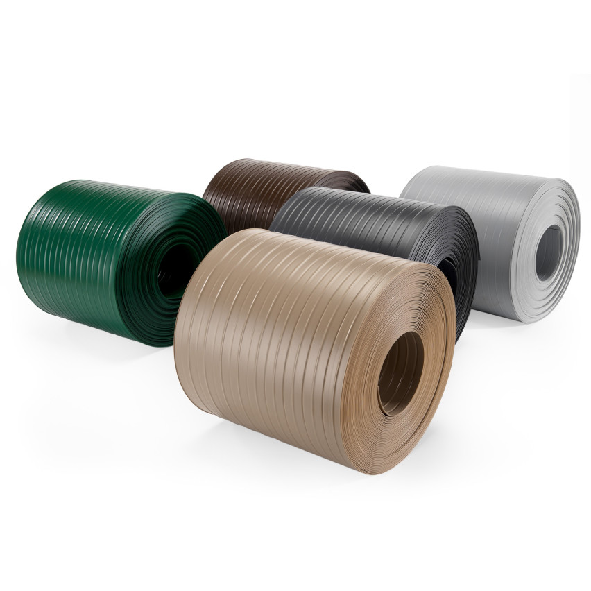 Bandă de gard Quest® Lux 900 g/m², 19cm Verde RAL 6005