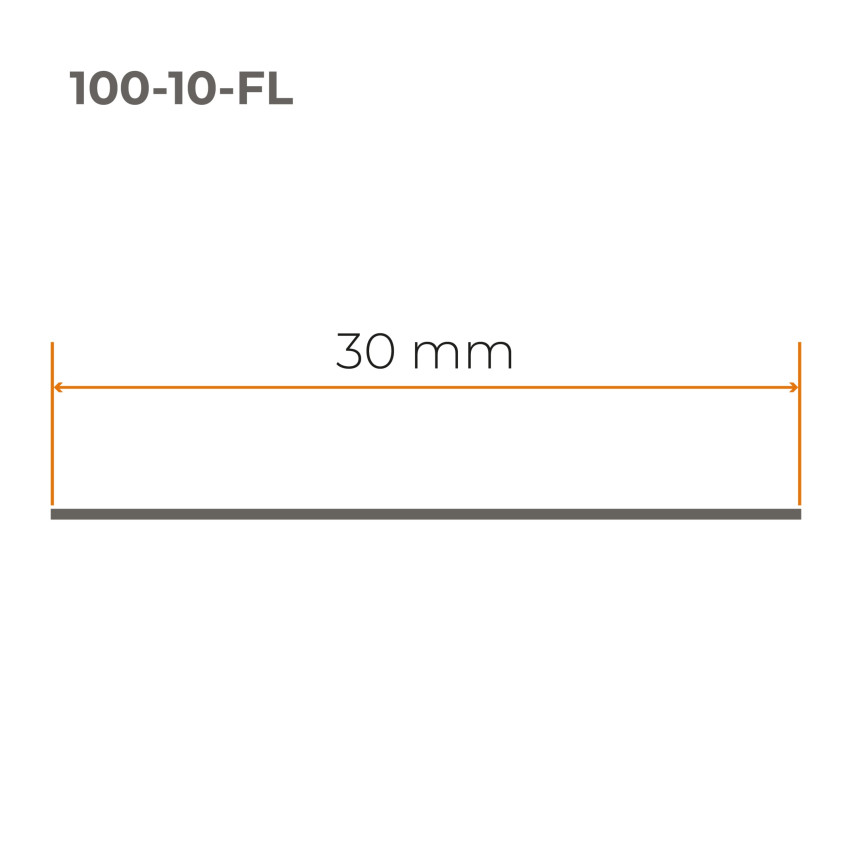 Profile PVC fotoluminiscente autoadezive, bandă de siguranță care luminează în întuneric, alb, 30 mm, 5 m
