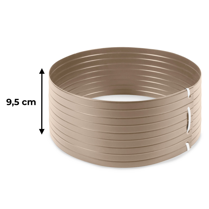 Cerc de irigații din PVC - inel de cultivare - bej