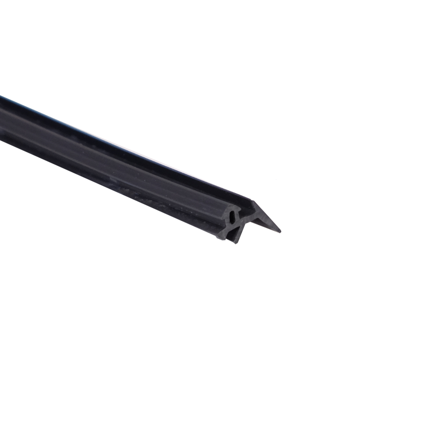 Sigiliu superior din policarbonat, negru, 1m