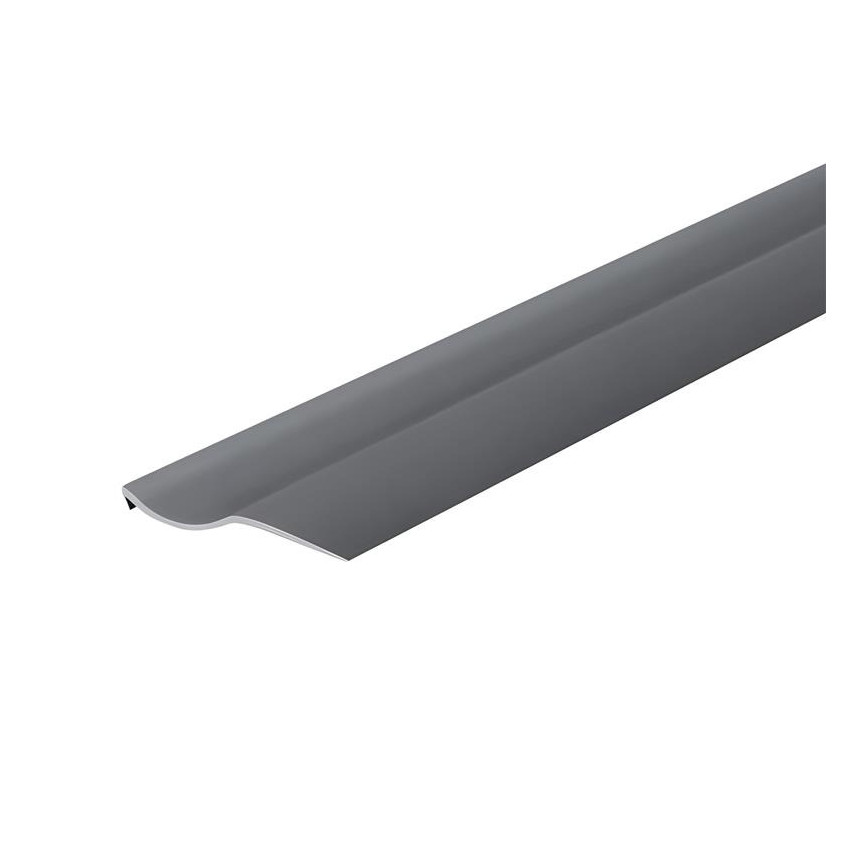 Listă de gard din PVC pentru montaj vertical - antracit