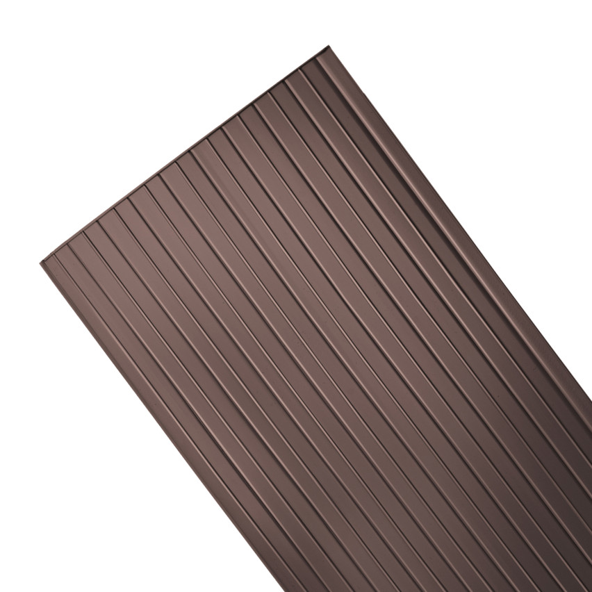 Bandă de gard Quest® Lux 900 g/m², 19cm Maro RAL 8017
