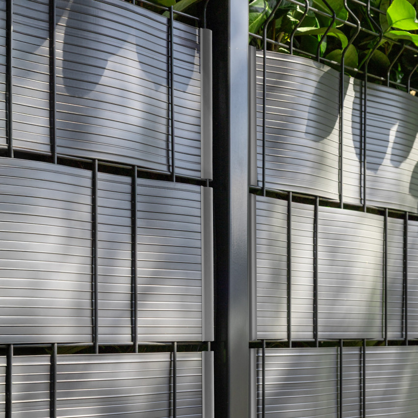 Clip pentru fixarea benzii de panou - bandă de gard, verde