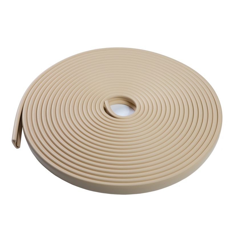 Balustradă din PVC, balustradă pentru scări, balustradă pentru scări, PREMIUM, 40x8mm, crem, 1m