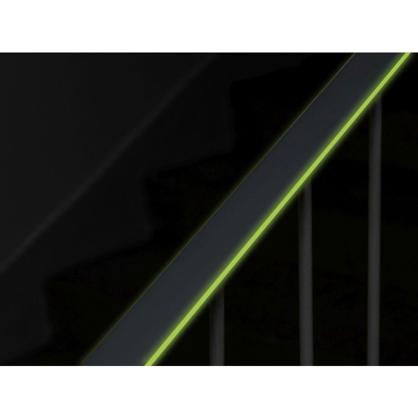 Balustradă PVC, balustradă scări, balustradă scări, FOTO, 40x8mm, maro, 1m