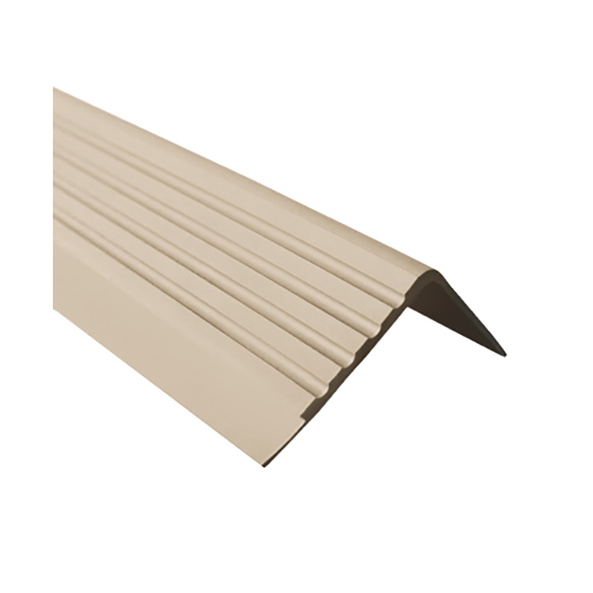 Profil antiderapant pentru scări 40x40mm, 150cm, bej