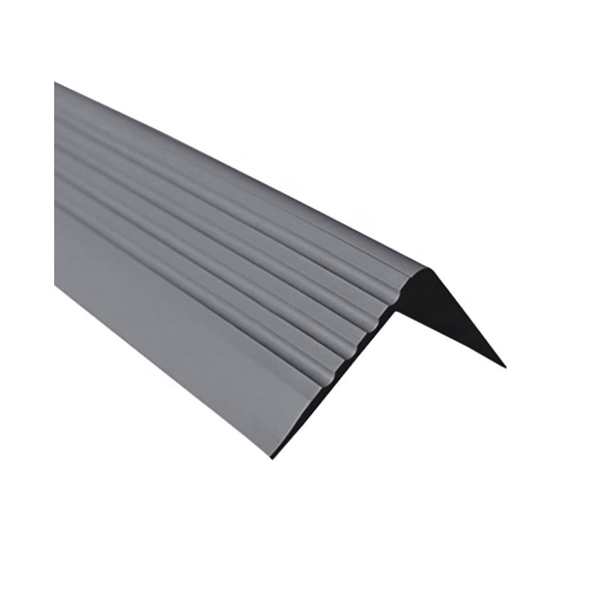 Profil antiderapant pentru scări 50x42mm, 150cm, gri închis