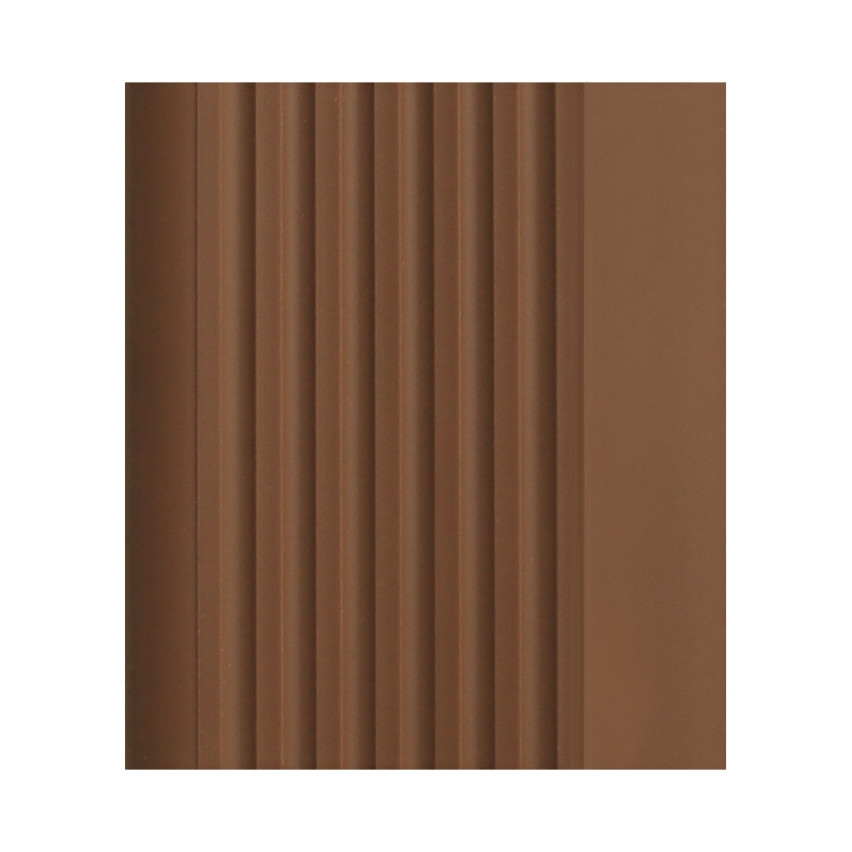 Profil antiderapant pentru scări, 52x40mm, 150cm, maro