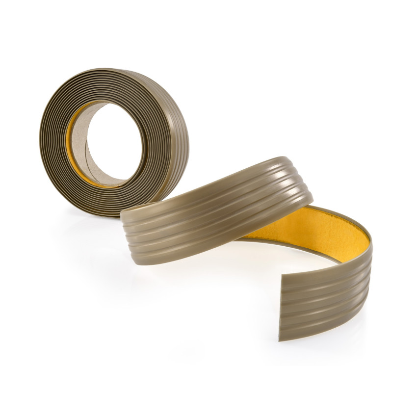 Bandă antiderapantă din PVC Bandă autoadezivă, antiderapantă pentru scări, antiderapantă, 5m, alamă