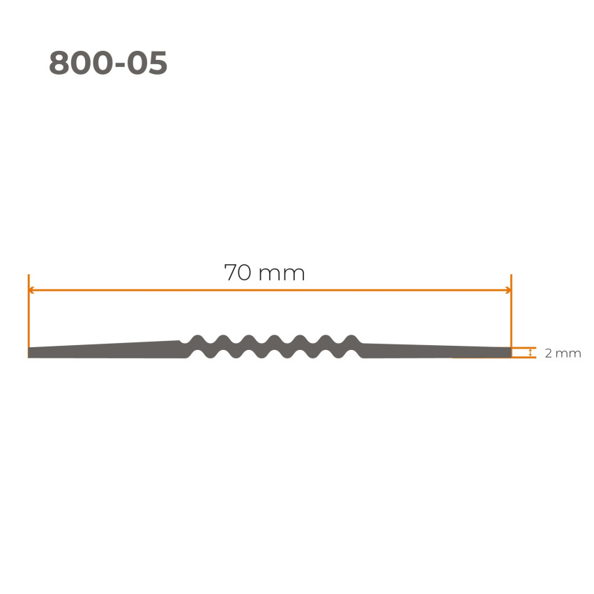 Bandă neagră de dezlipire, 1m