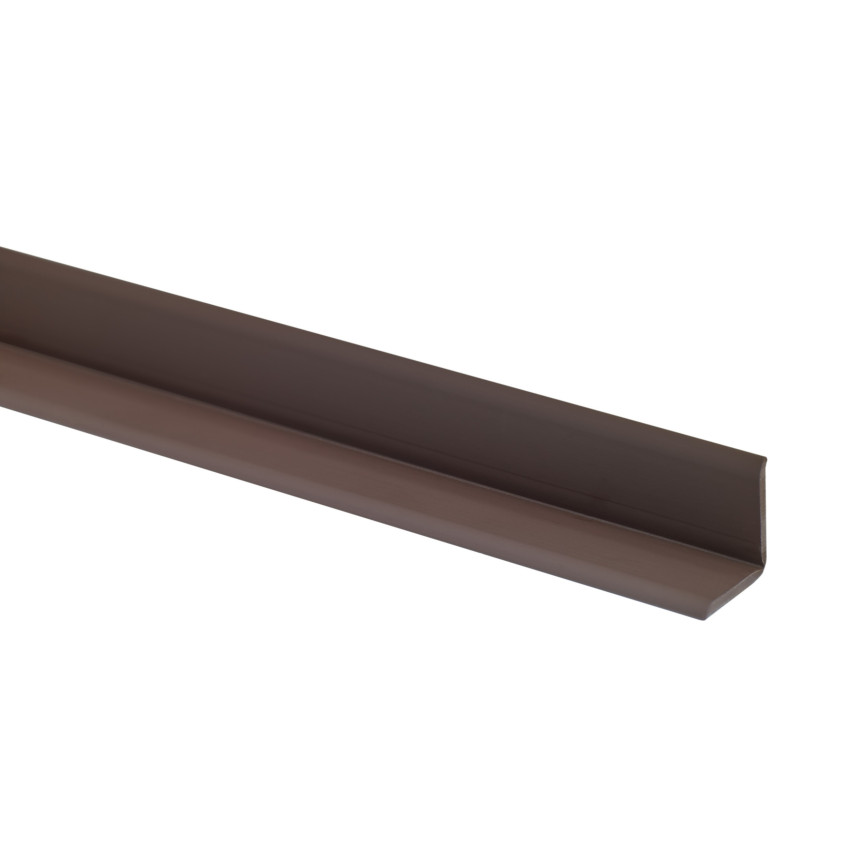 Plinta moale autoadezivă moale 10x10mm pentru bucătărie și baie Bandă de etanșare a îmbinărilor din PVC maro închis 5m