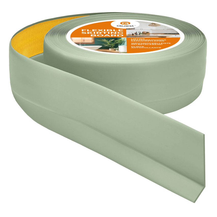 Plintă autoadezivă din PVC 50x20mm verde deschis