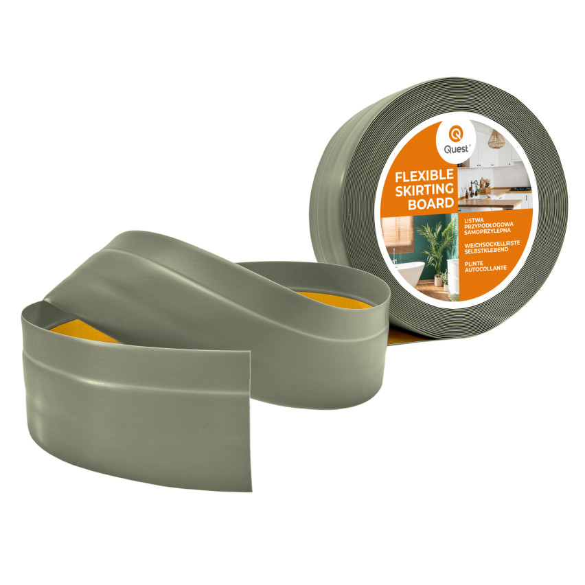 Plintă autoadezivă din PVC 50x20mm verde măsliniu