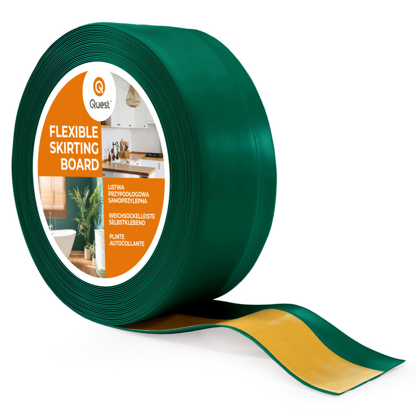 Plintă autoadezivă din PVC 50x20mm verde
