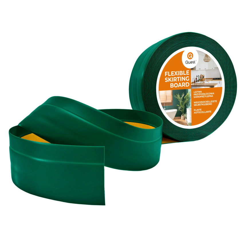 Plintă autoadezivă din PVC 50x20mm verde