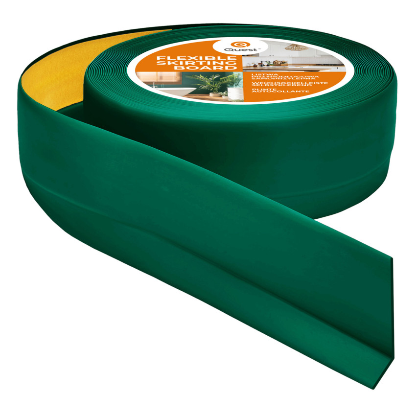 Plintă autoadezivă din PVC 50x20mm verde