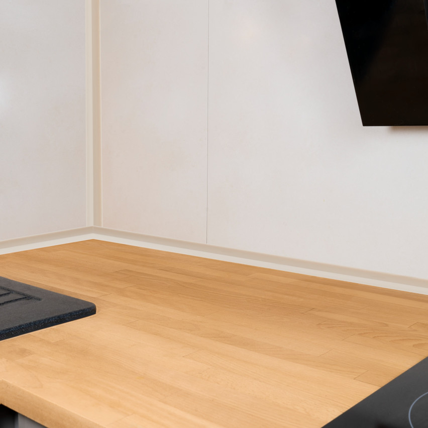 Plinta moale autoadezivă, garnitură de perete pentru bucătărie și baie, bandă de etanșare din PVC, plintă unghiulară flexibilă, sand