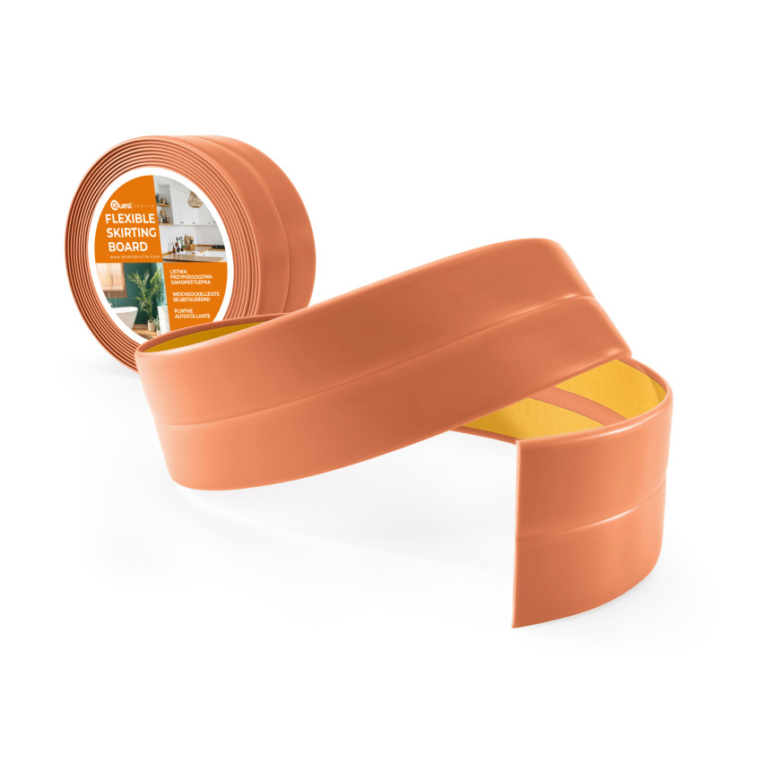 Plinta moale autoadezivă, garnitură de perete pentru bucătărie și baie, bandă de etanșare din PVC, plintă unghiulară flexibilă, opečni