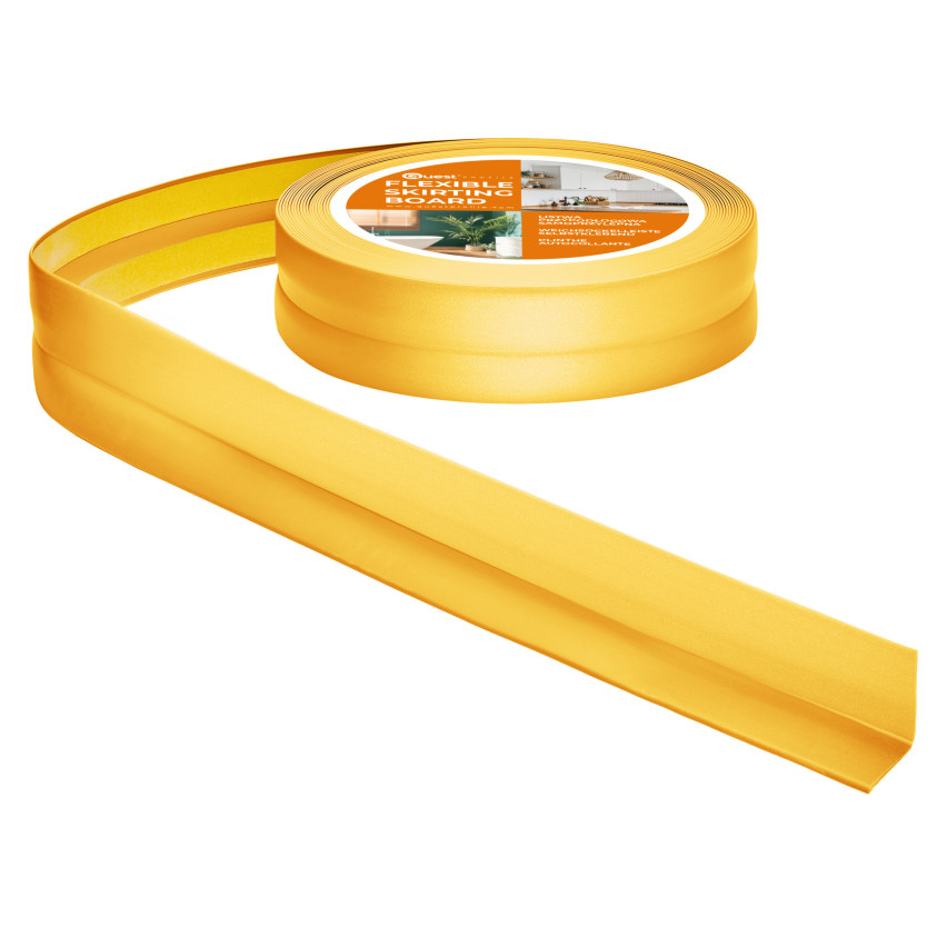 Listă de finisare autoadezivă din PVC, aurie